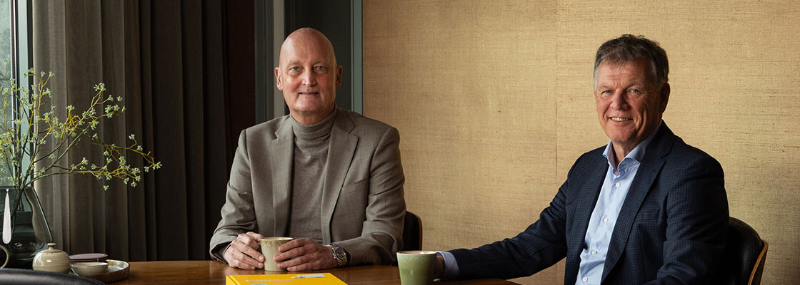 Kees Jan Mourik  (links) en Jan-Paul van den Bosch (rechts)